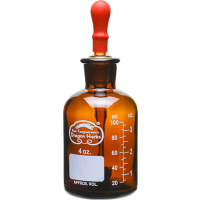 Glass Tincture Dispenser Amber 4.2 oz (125 ml)