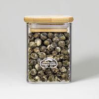 Green Tea, Jasmine Pearl in Glass Jar 2.6 oz.