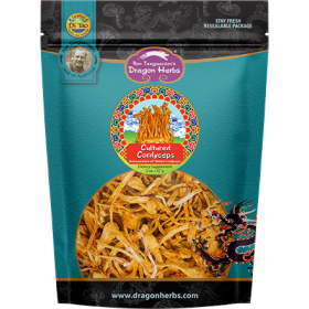 Cultured Cordyceps in Teal Pouch 2 oz. - Munchable Cordyceps