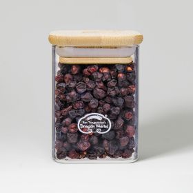 Schizandra Fruit Organic in Glass Jar 2.8 oz., Changbai Mountain