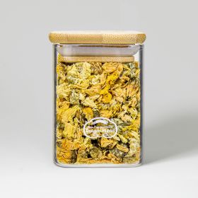 Chrysanthemum Flower in Glass Jar 1.1 oz.