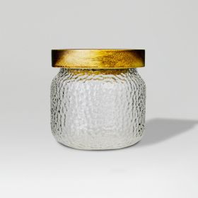 Mystique Hammered Glass Jar 500 ml