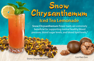 Snow Chrysanthemum Iced Tea Lemonade Recipe