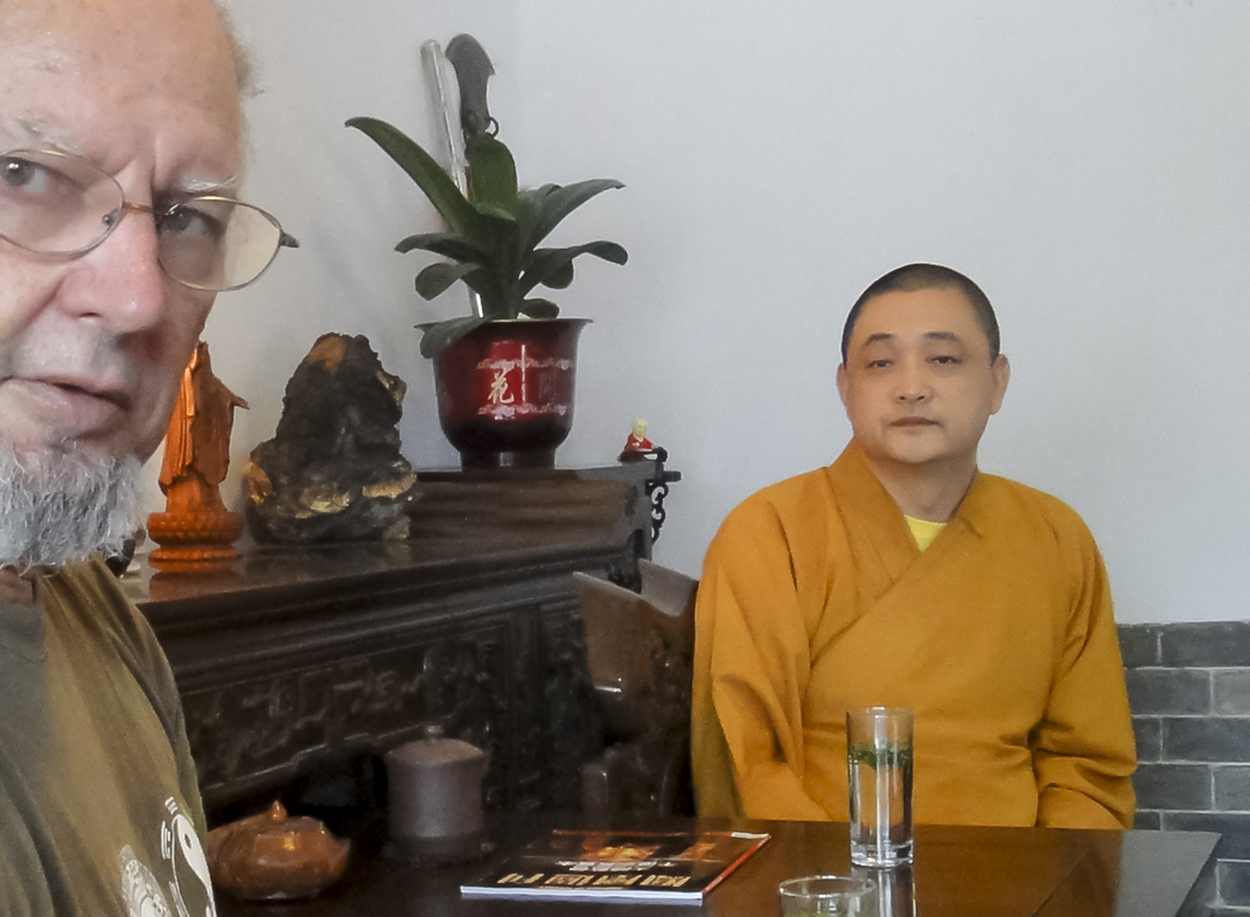 Ron at Shaolin Temple with Chaga